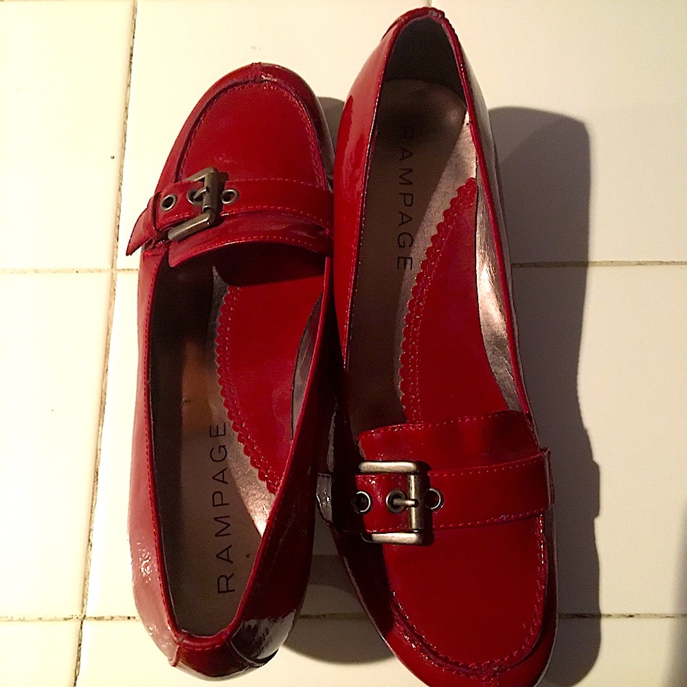 Rampage Red Kitten Heels
